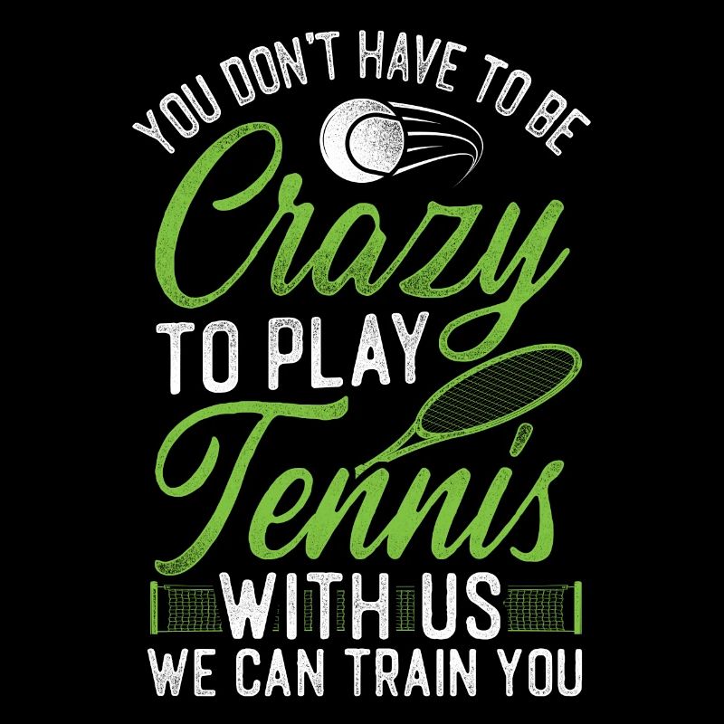 Funny Tennis Player Racket Coach