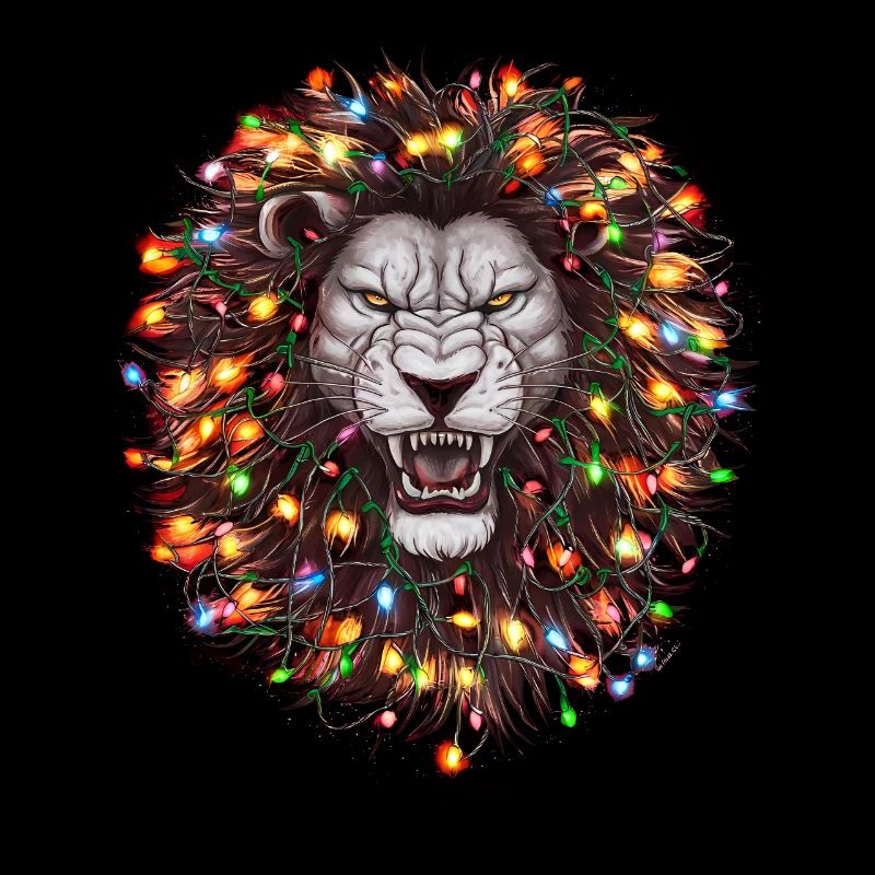 Lion Moche Noël Noël Père Noël