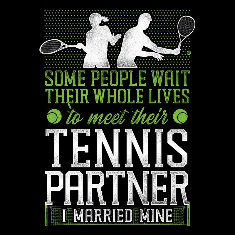 Funny Tennis Player Racket Husband