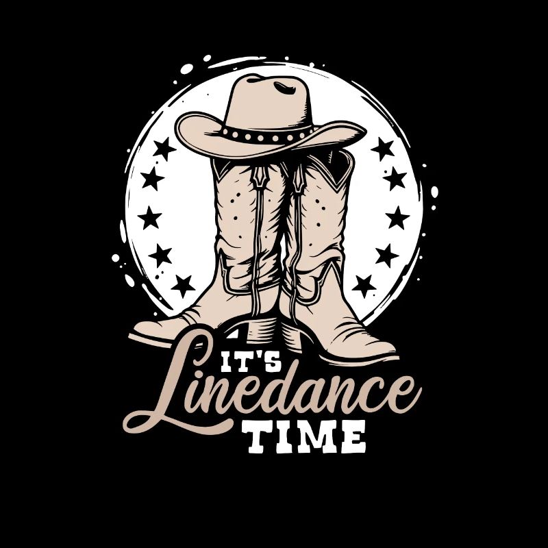 It's Linedance Time - Country Fan - Geschenk