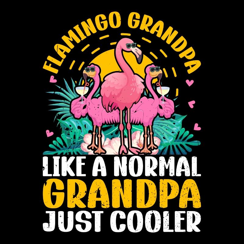 Papi flamant rose comme un papy normal, juste plus frais