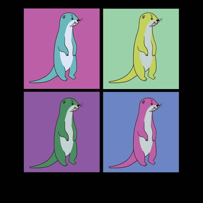 Otter 80s 90s Retro Vintage