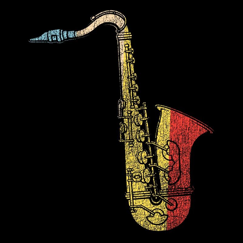 Saxophone Retro Vintage