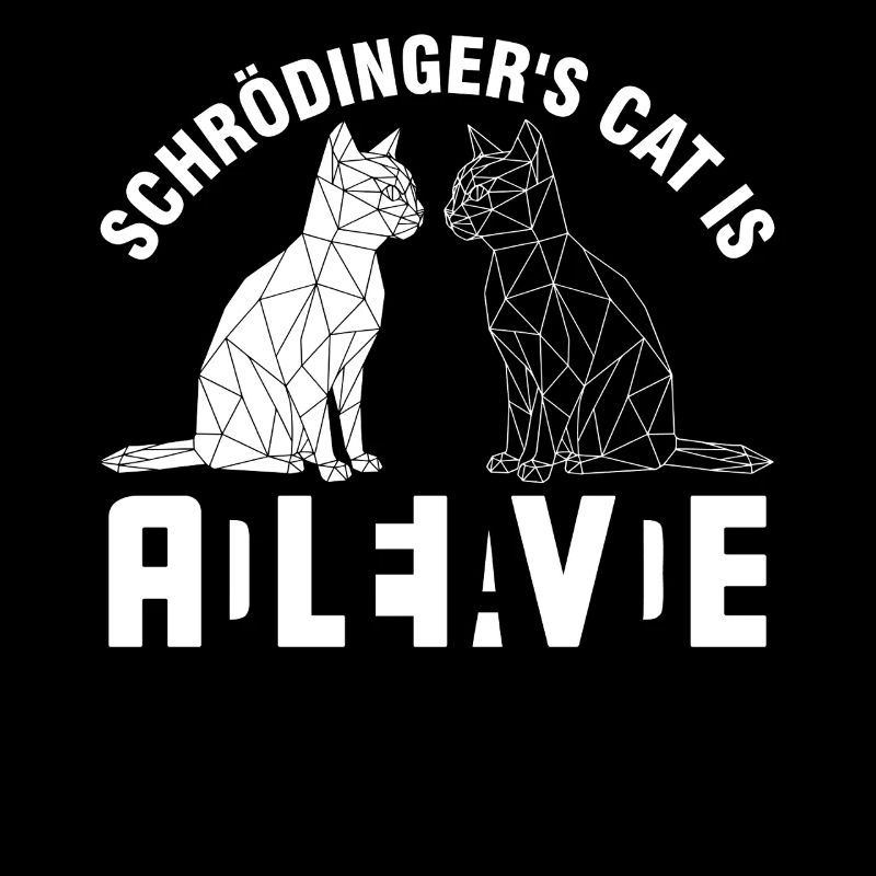 Le chat de Schrödinger mort et vif