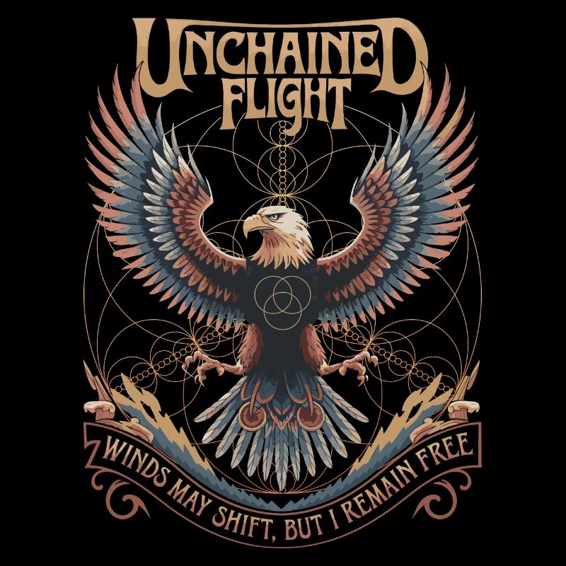 Unchained Flight - Eagle & Sacred Geometry
