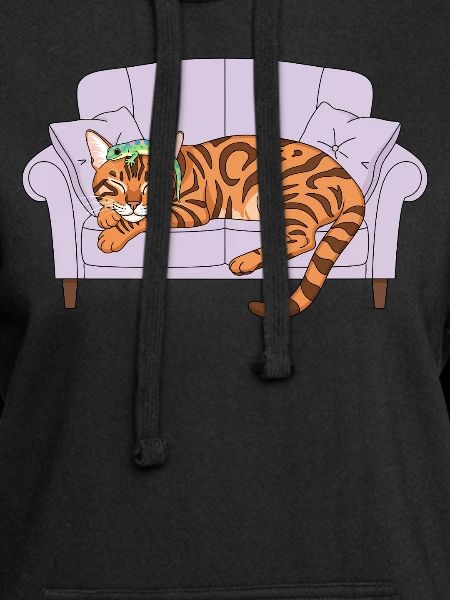Katze und Gecko