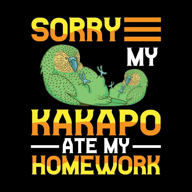 Kakapo Devoirs mangés Nouvelle-Zélande Kakapo