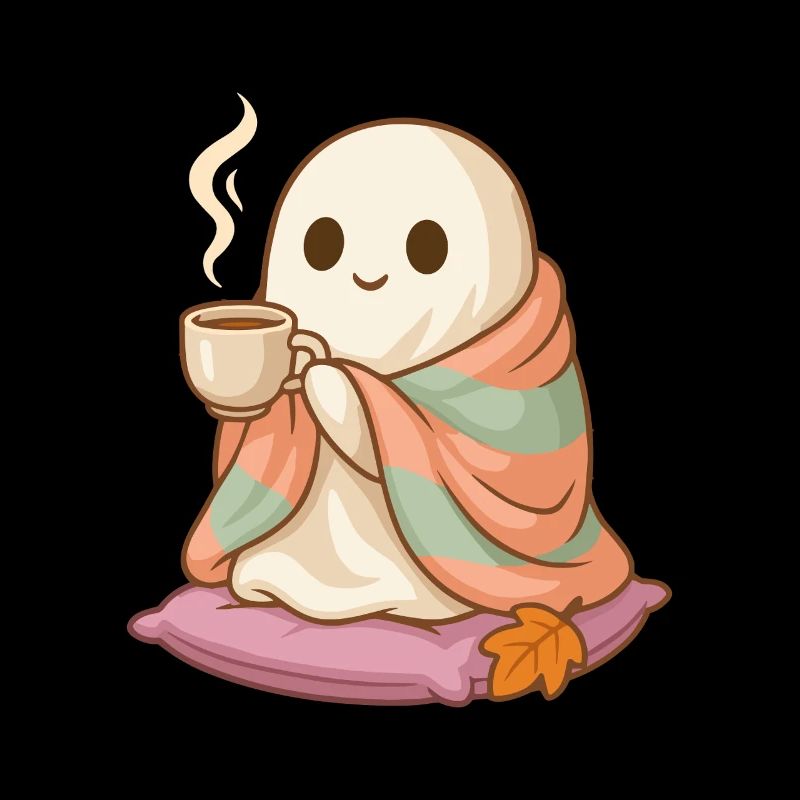 Mignon Cozy Ghost Halloween Design