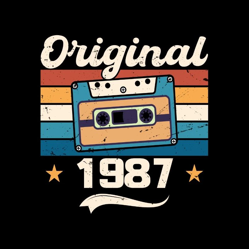 Born Gift Original 1987 Gift Idea 1987