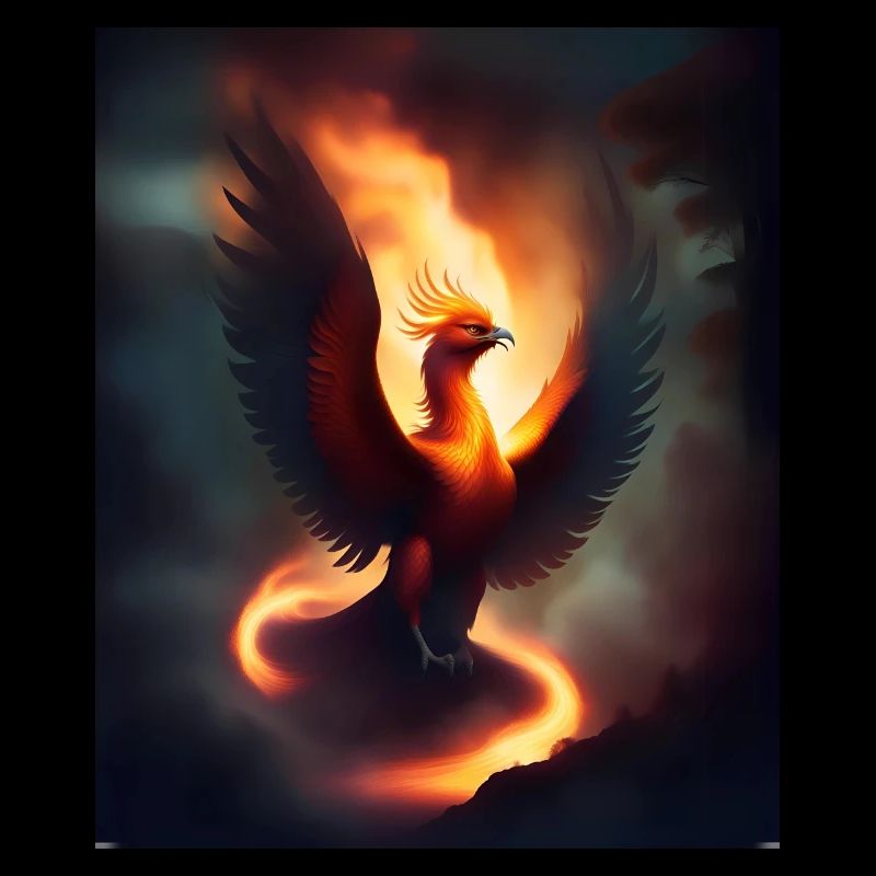 Phénix de feu épique
