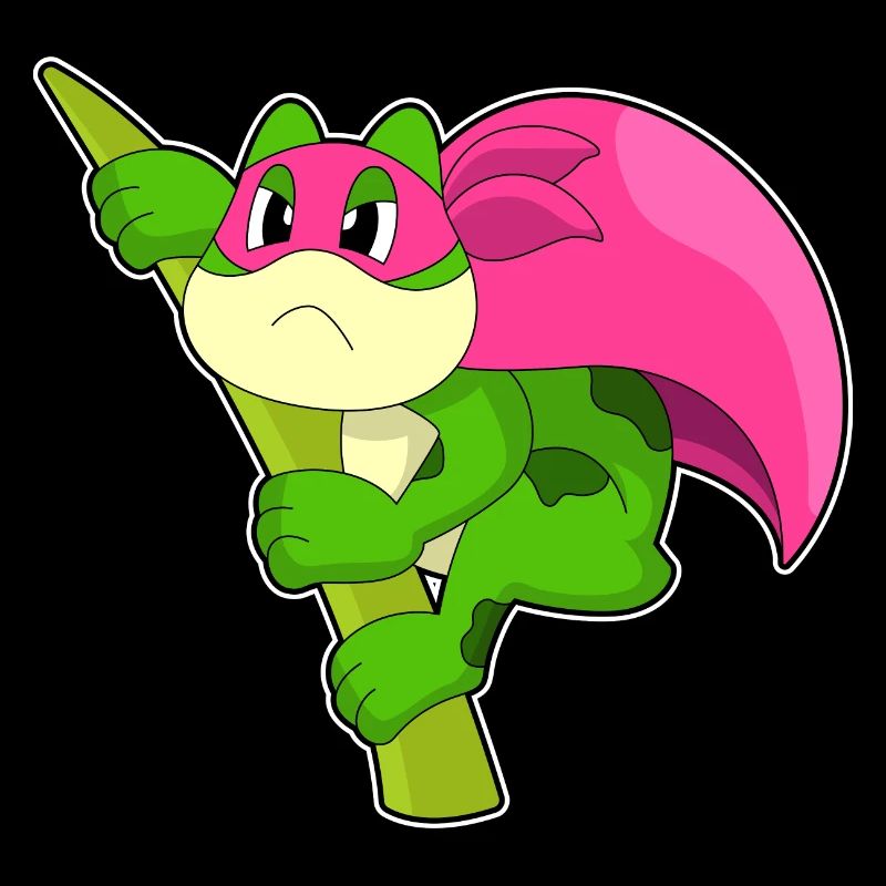 Frosch Held Kostüm
