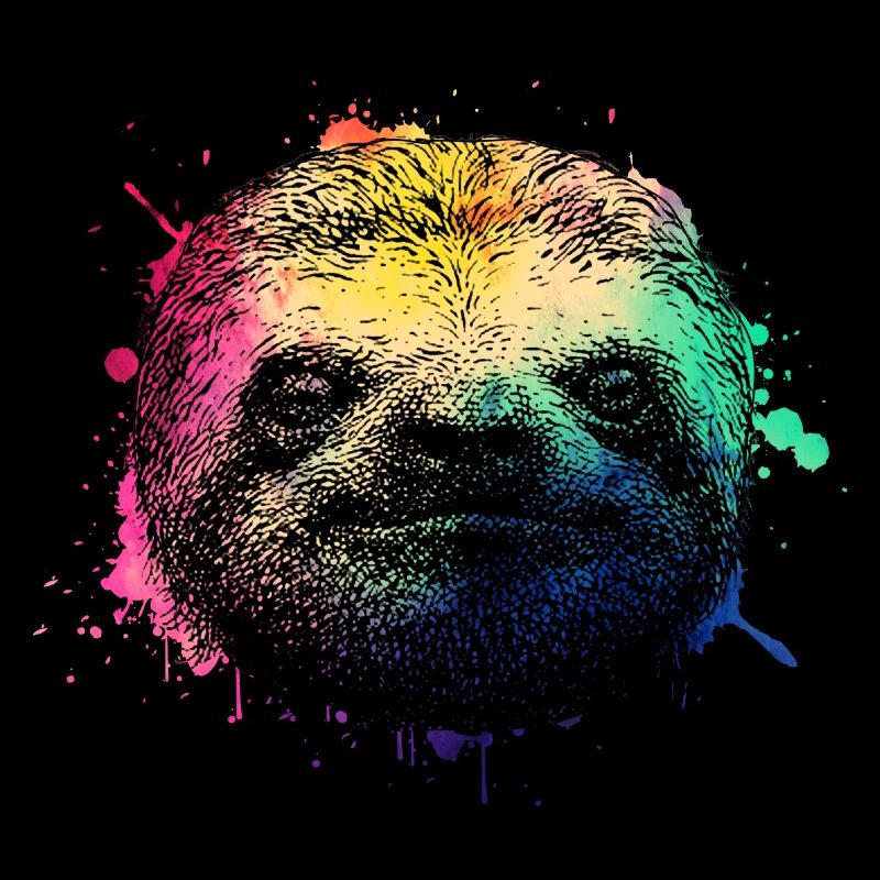 Colorful Sloth Sloth