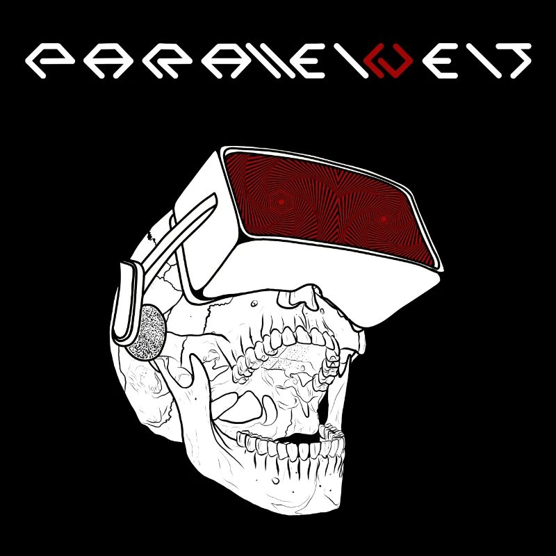 Parallel world skull white