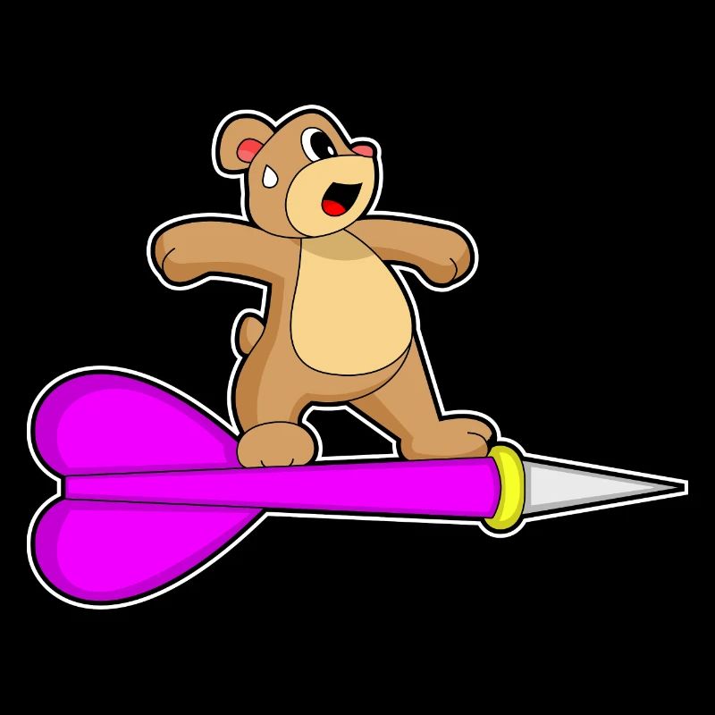 Bär Dart Dartpfeil