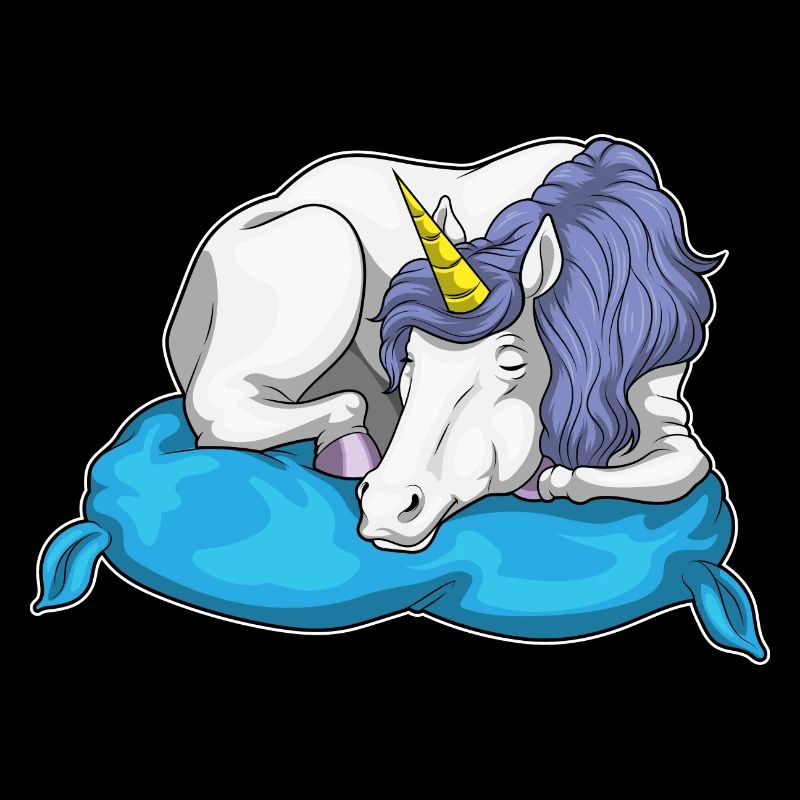 Oreiller de couchage Licorne