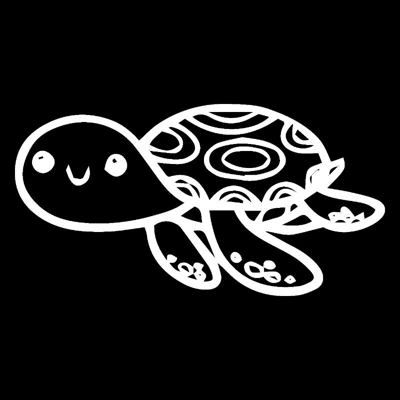 Turtle gift idea white