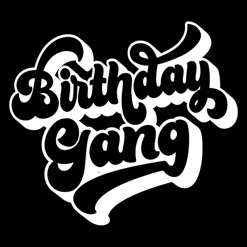 Geburtstag Gang Matching Gruppe Geburtstagsfeier Geschenk