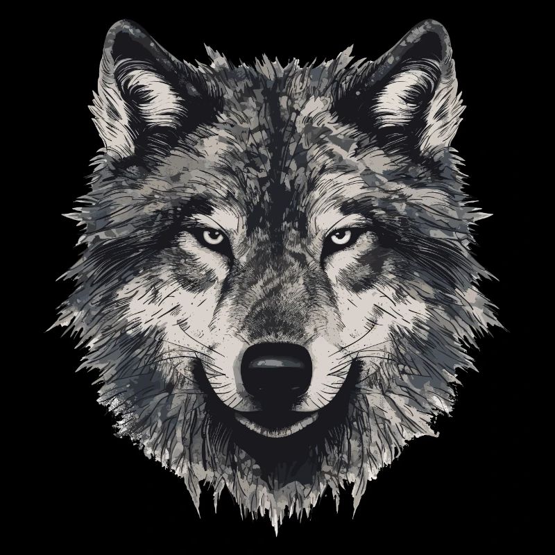 Wolf Wolf Head Scratch Marks Claws Wild