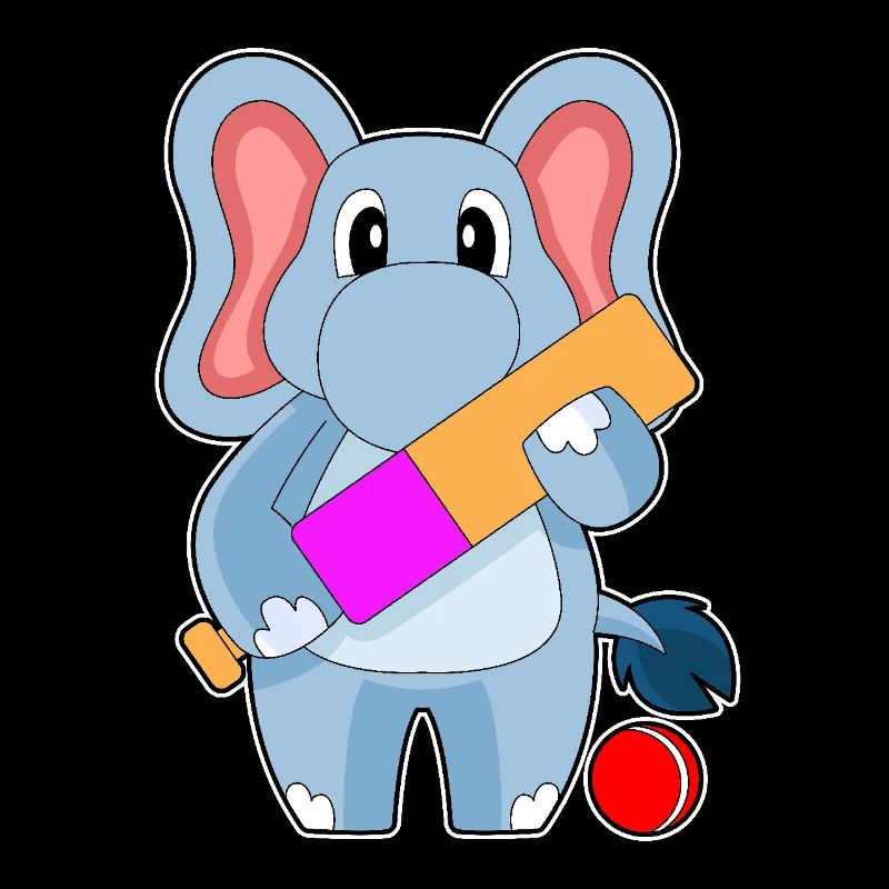 Elefant Cricket Cricketschläger