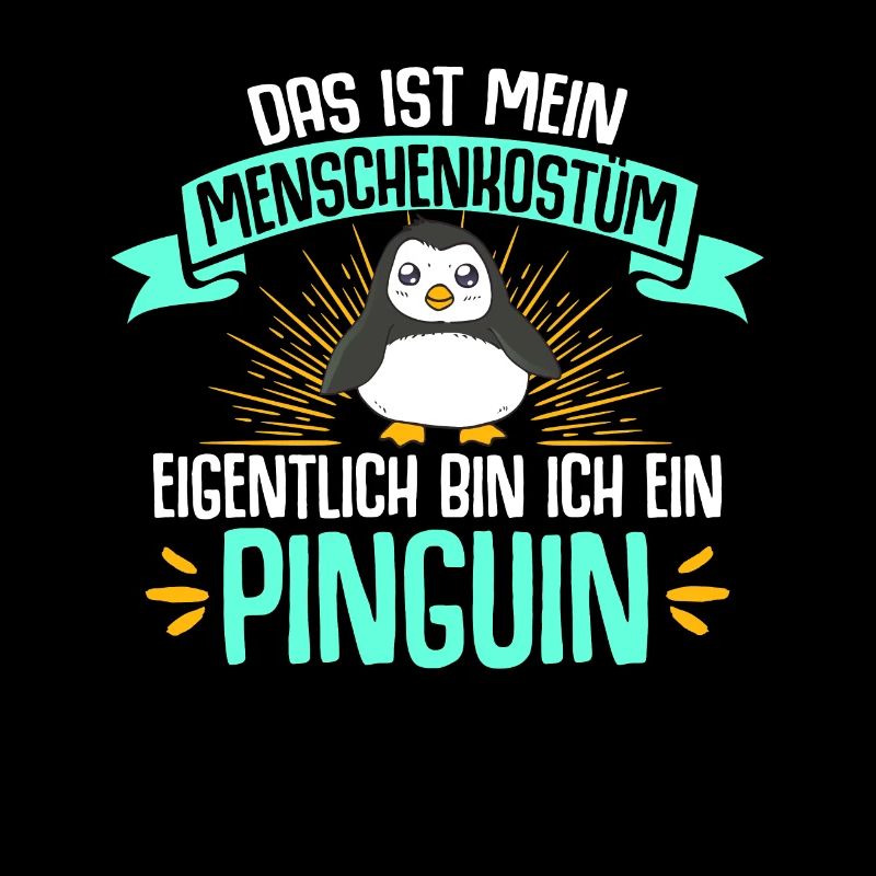 Eigentlich Bin Ich Ein Pinguin Geschenk Eis Vogel
