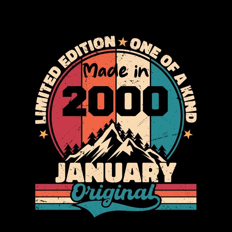 Geburtstagsgeschenk Januar 2000 Limited Edition
