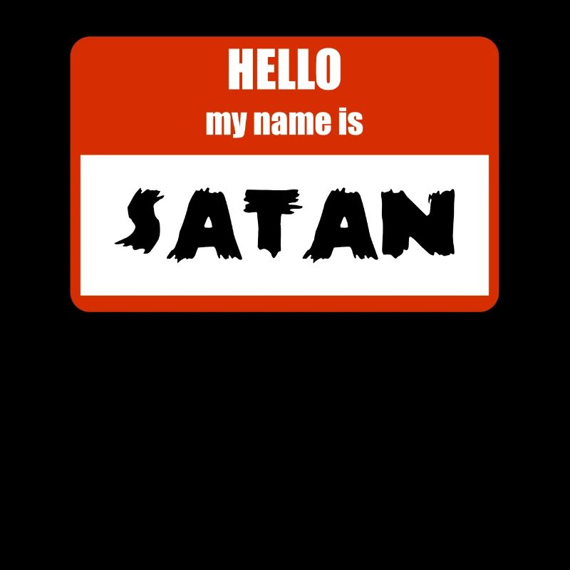Creepy Halloween nameplate with
