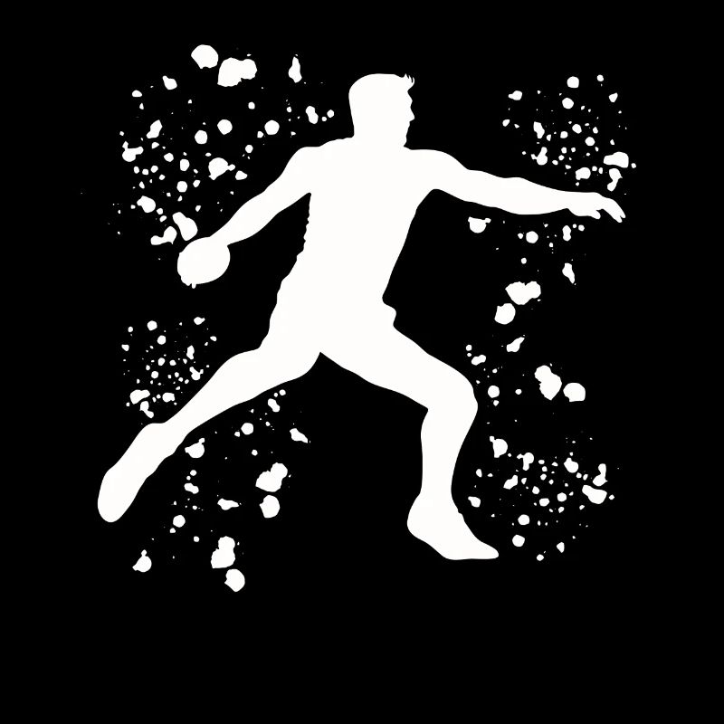 Diskuswerfer Colorsplash Diskuswurf