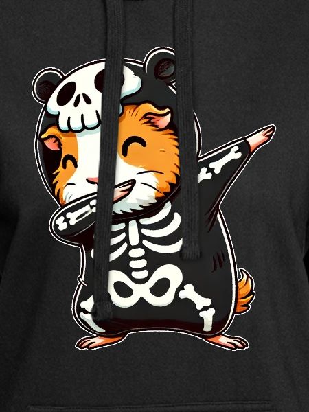 Halloween skelet sødt marsvin