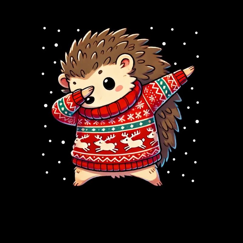 Weihnachten Igel Hässlich Weihnachten