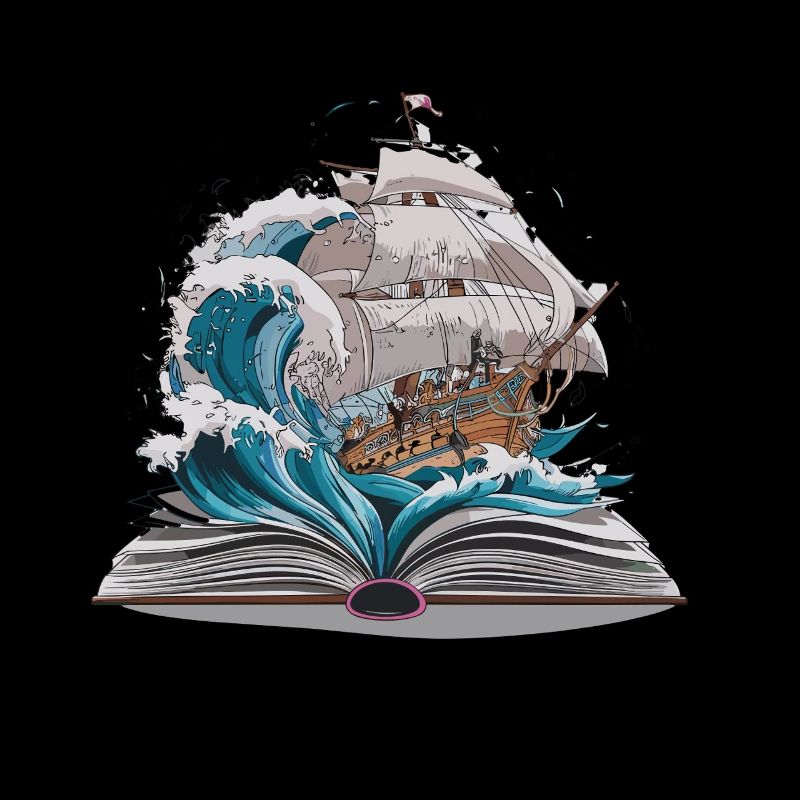 Abenteuerliche Reise Eines Segelschiffs Durch Die