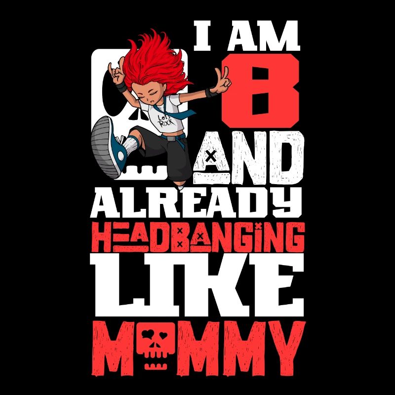 Ich bin 8 - Mädchen Rocker