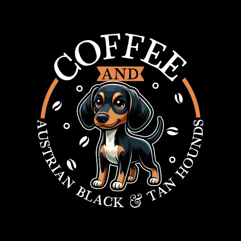 Kaffee und Austrian Black and Tan Hound