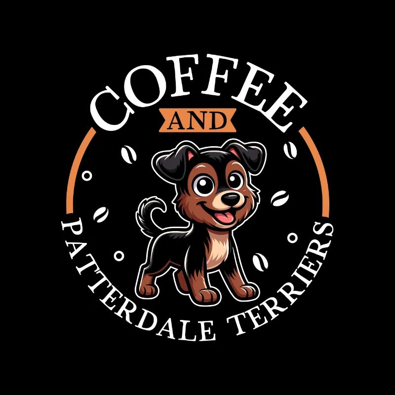 Coffee and Patterdale Terrier