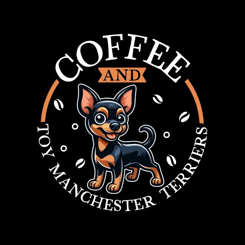 Kaffee und Manchester Terrier