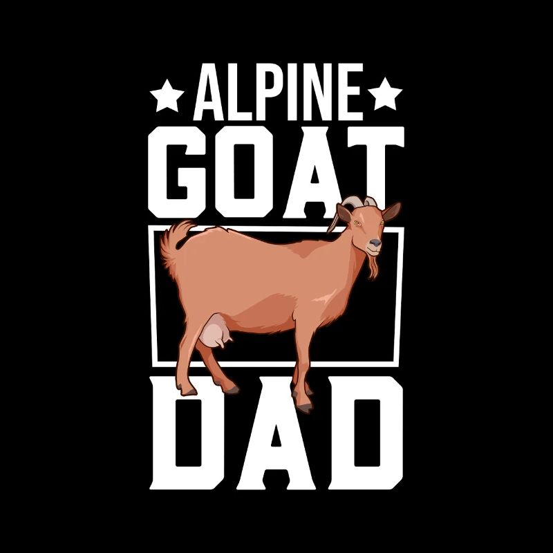 Papa einer Gebirgsziege