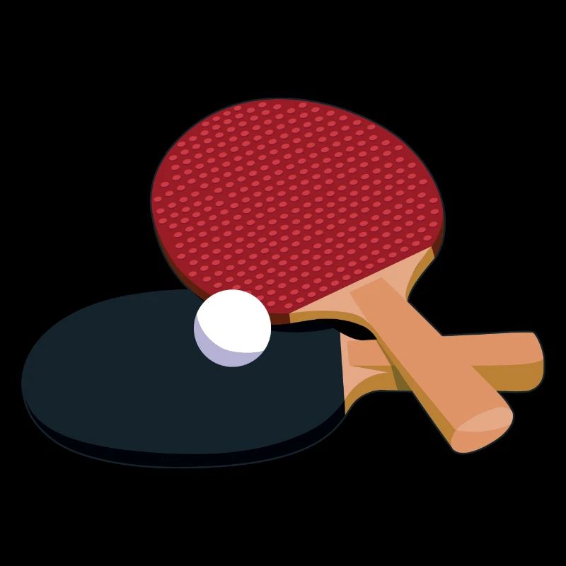 Table Tennis Racket Handle Types Table Tennis Table