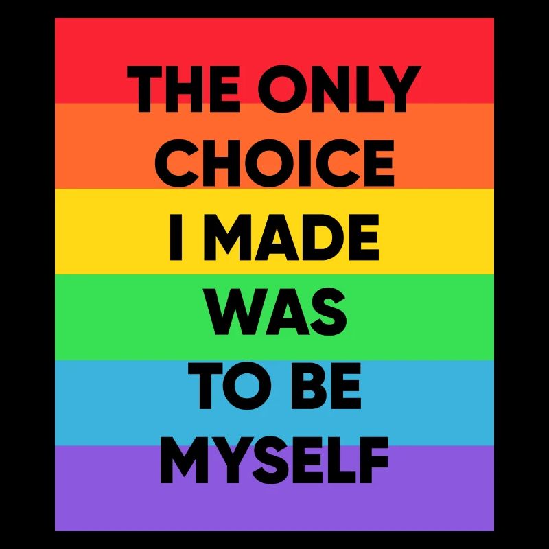 Gay Lesbian Rainbow T-Shirt Gift Idea