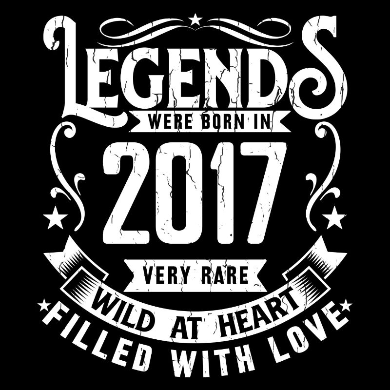 Legendär seit 2017 geboren 2017 Geschenk 2017