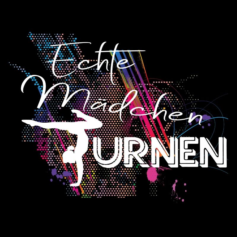Echte Mädchen Turnen Geschenkidee für Turnerin