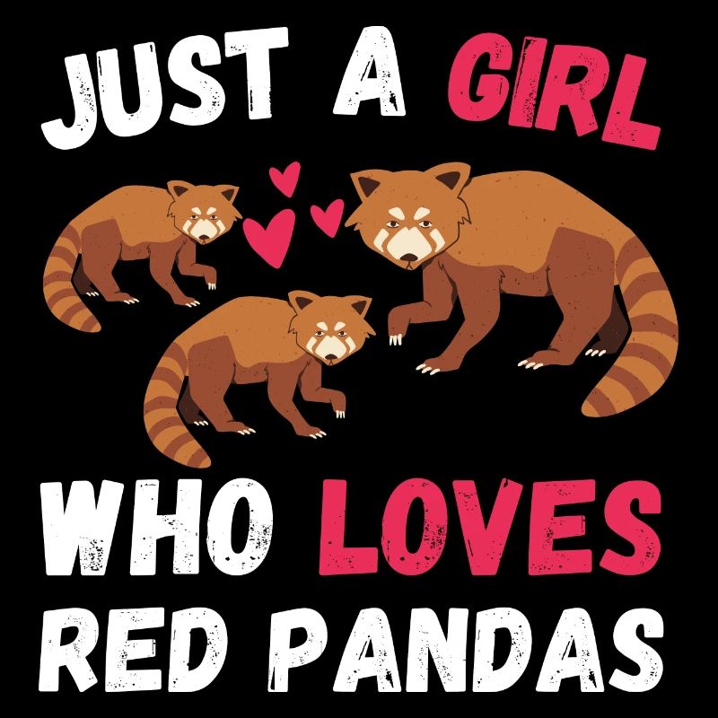 Chinesisches Tier Mädchen Geschenk Roter Panda