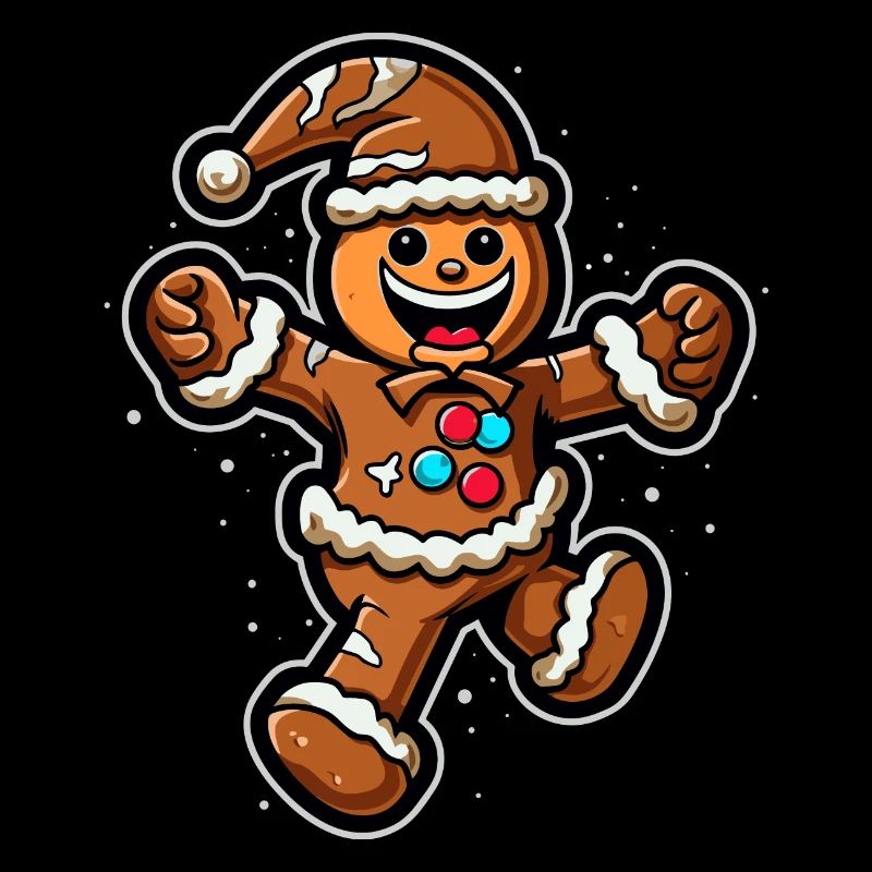 Lebkuchenmann - Weihnachtsmann Weihnachts Geschenk