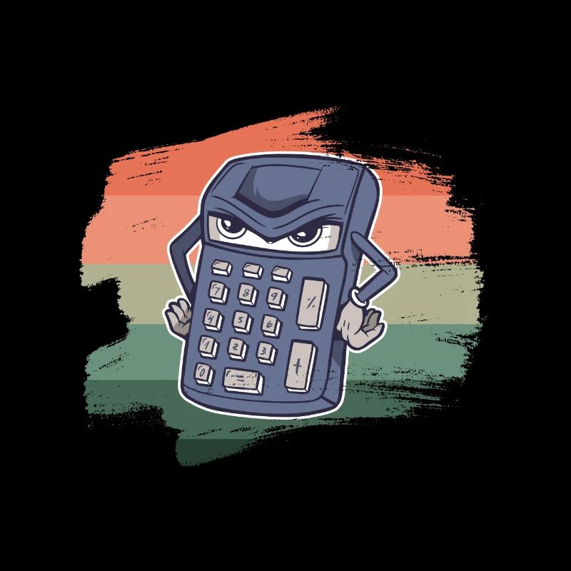 Graphique de comptage mathématique de la calculatrice