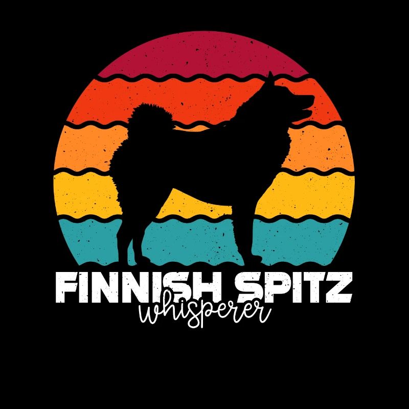 Finnischer Spitzflüsterer Retro Vintage