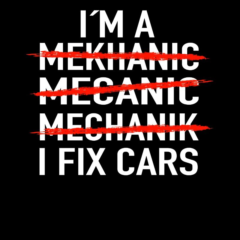 Mechaniker KFZ Auto Geschenkidee