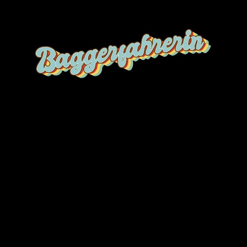 Bagger-Fahrer Abschluss-Geschenk Baggerfahrerin