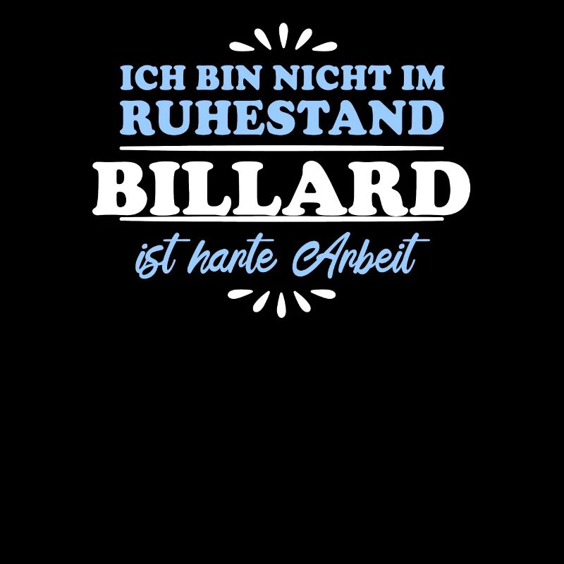 Ruhestand Rentner Pensioner Billard