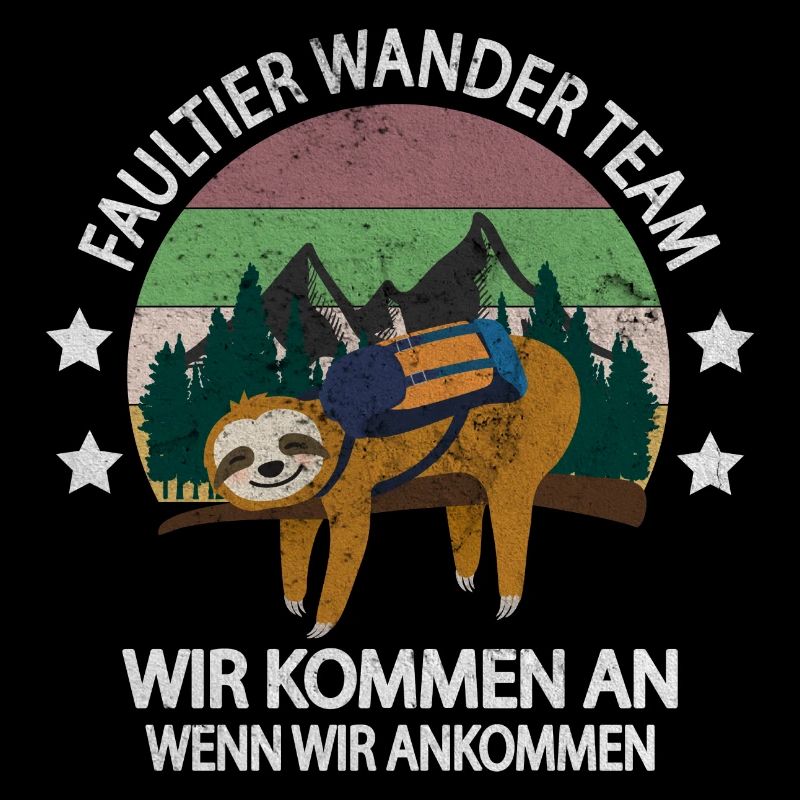 Faultier Wander Team Wandern Abenteuer