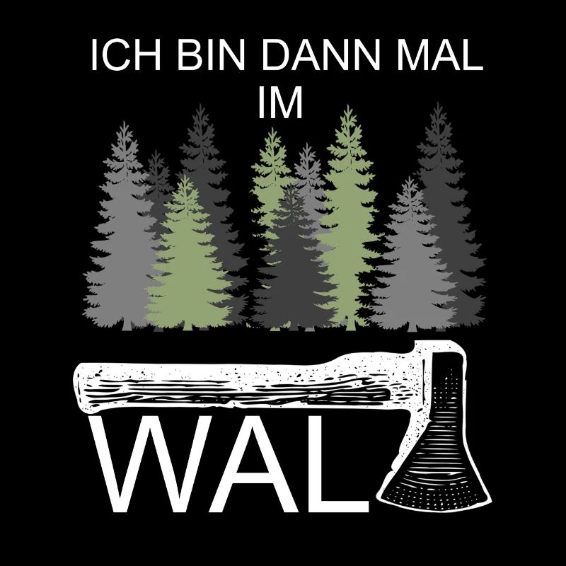 Je suis bûcheron dans la forêt