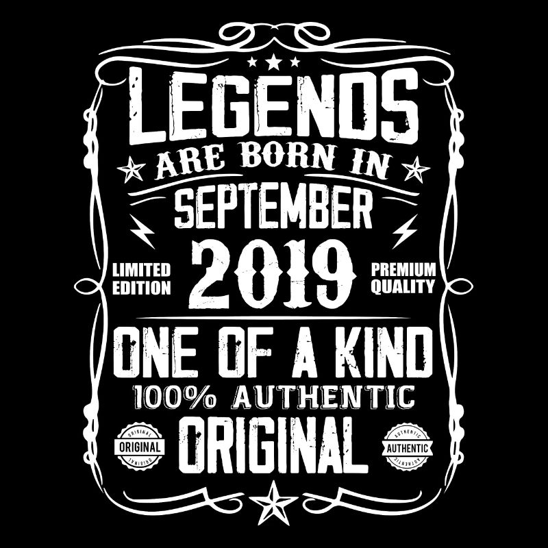 September 2019 Vintage Retro Geburtstagsgeschenk