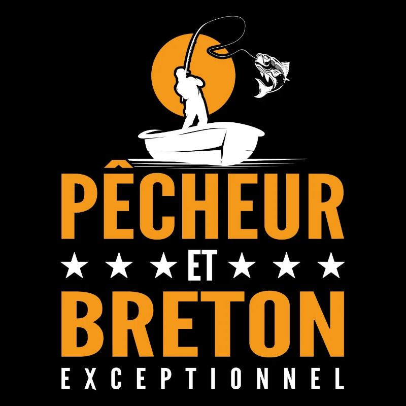 Pêcheur et Breton Exceptionnel - Cadeau Pêcheur
